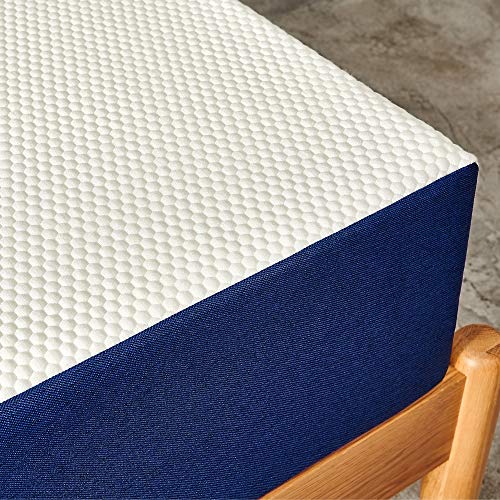 JINGWEI Queen Mattress, 10 inch Gel Infused Memory Foam Mattress in a Box, Premium Bed Mattress with Breathable Soft Cover - Medium Firm Feel-Ventilated Design for Sleep Supportive & Pressure Relief