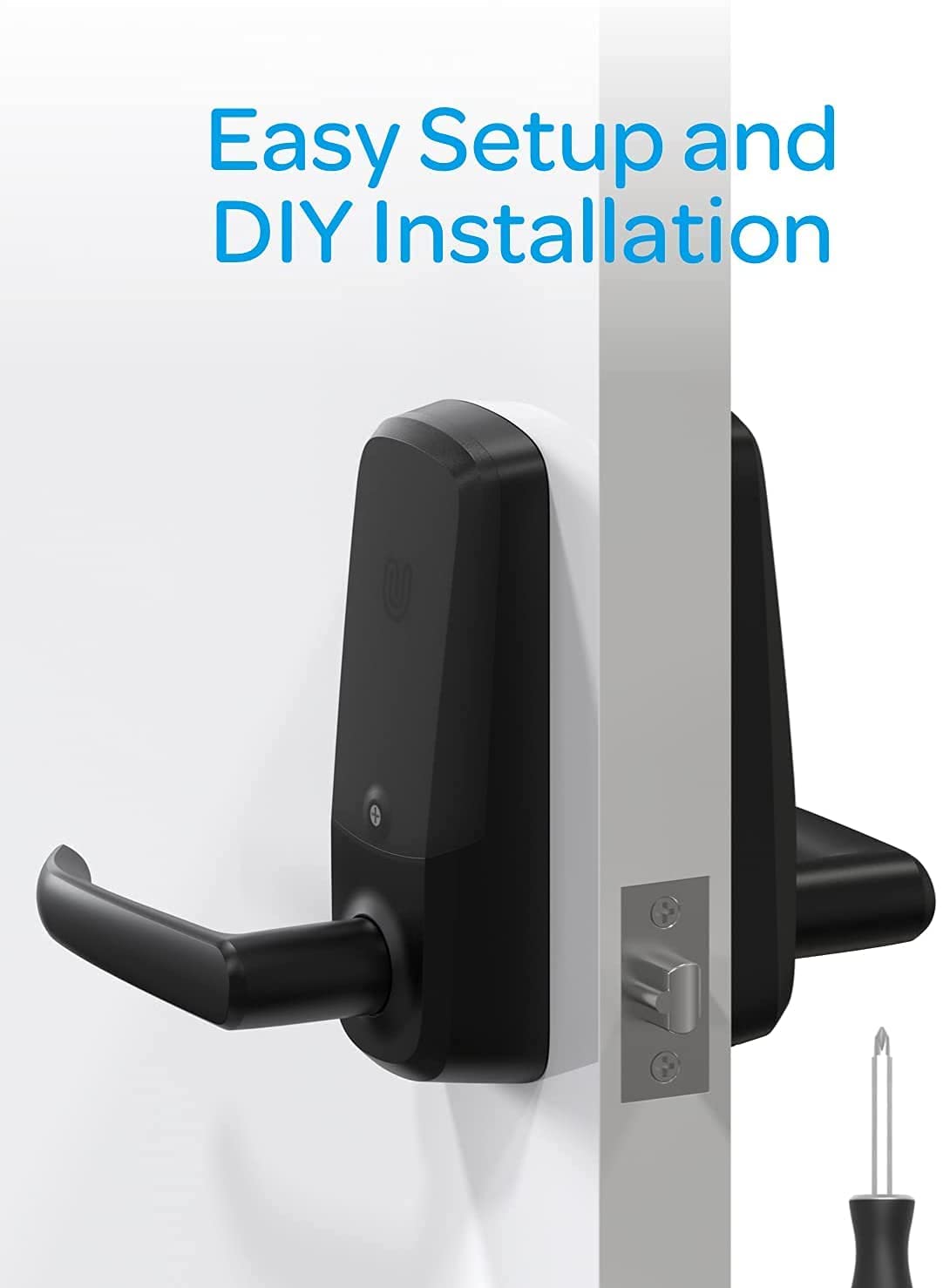 U-Tec UL3 BT (2nd Gen) Smart Lever Lock in Black New