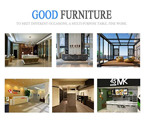 Negotiate Table and Chair Combination Fast-Food Restaurant Table and Chair Set Balcony Kitchen Living Room Clothing Store Cake Shop Cinema Library Cafe Modern Minimalist Style Office Desk and Seat