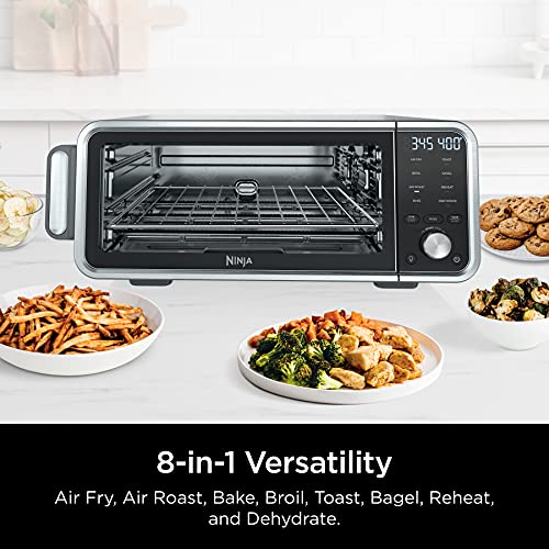 Ninja SP201 Foodi 8-in-1 Digital Air Fry Oven Pro, Countertop Oven, Broil, Dehydrate, 1800-watts, Stainless Steel