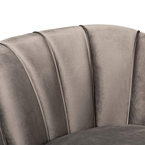 Baxton Studio Kailyn Sofas, Grey/Gold