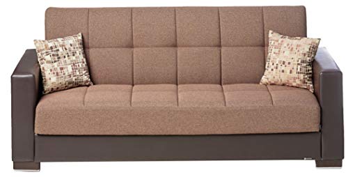 Ottomanson Sofa, 88 x 38 X 36, Brown