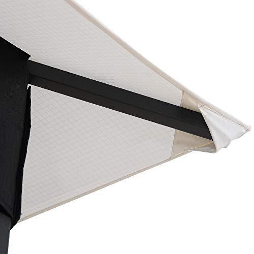 SummerCove Brook Park 11 x 13 ft. 2-Tier Gazebo, White