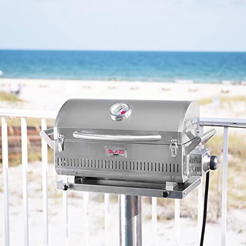 Blaze Professional LUX 10-Inch Marine Grade Portable Grill Pedestal - BLZ-PRTPED-MG10