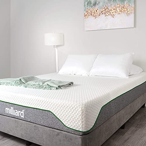 Milliard Memory Foam Mattress 10 inch Firm, Bed-in-a-Box/Pressure Relieving, Classic (King)