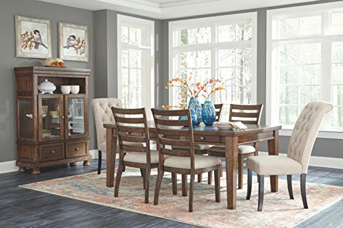 Signature Design by Ashley Tripton Dining Room Chair, Linen