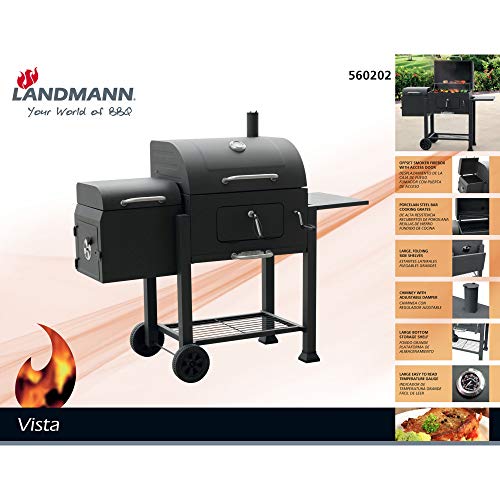 Landmann 560212 Charcoal Grill, Black