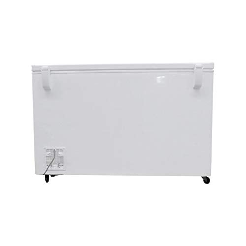 Plastic Development Group 13.7 Cubic Ft Manual Deep Freeze Chest Freezer for Extra Food Storage, White