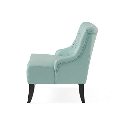 Christopher Knight Home Nicole Fabric Settee, Light Blue