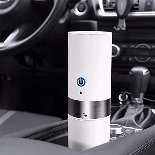 YADSHENG Portable Capsule Coffee Machine Capsule Coffee Machine Small Portable Capsule Coffee Powder Cup Travel Portable Mini Espresso Machines (Color : White, Size : 7.5x23.5cm)