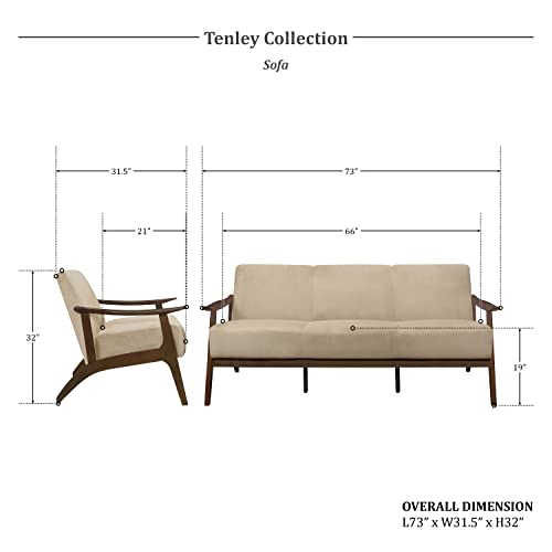 Lexicon Tenley Living Room Sofa, Light Brown