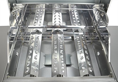 Chef's Grill RT2417S-1 3-Burner 36000-BTU Liquid-Propane Gas Grill, Stainless Steel, 552 sq. in.