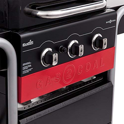 Char-Broil Gas2Coal 3-Burner Liquid Propane and Charcoal Hybrid Grill