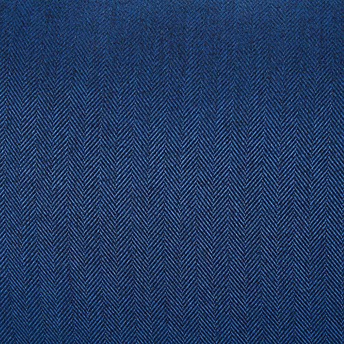 BELLEZE 3 Piece Convertible Sectional Sofa, Upholstered Linen L Shaped Couch with Modular Chaise Lounge, Loveseat and Ottoman, Small Space - Altera (Navy Blue)