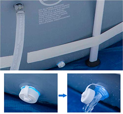 Swimming Pool - Pools - Inflatable Pool Above Ground Pool for Family Outdoor Removable Round Pools (10Foot X 30In)