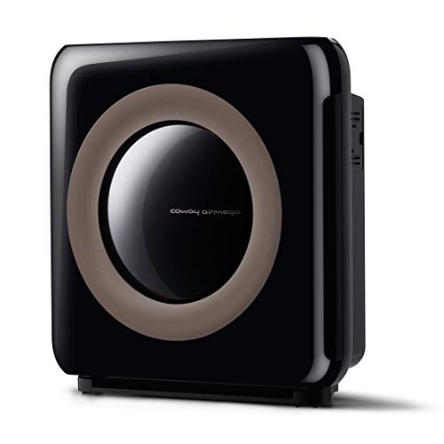 Coway Airmega AP-1512HHS (AP-1519P) HEPA Air Purifier, 16.8 x 18.3 x 9.6, Black/Brown
