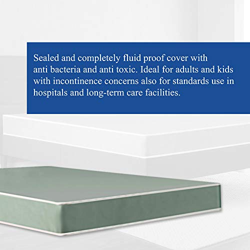 Wayton 7-Inch Medium Firm Double Sided Tight top Foam Rolled Vinyl Mattress