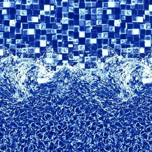 Quality Pool Products 18X33 ft Oval Overlap, Above Ground Pool Liner, Glimmerglass, (18'x33' Oval)