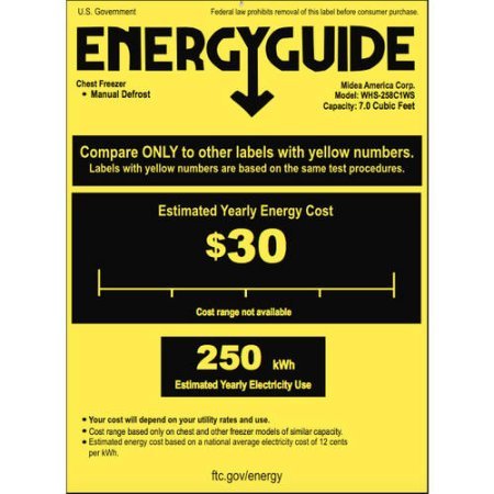 Arctic King 7 cu ft Chest Freezer, White