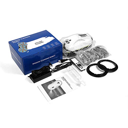 Window Cleaner Robot with Auto Water Spray, Sophinique Window Vacuum Cleaner Smart Glass Cleaning Robotic, Intelligent Automatic Cleaner Robot for Outdoor/Indoor Windows