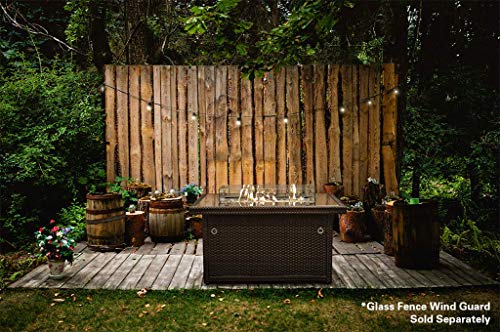 Outland Living Series 403-Espresso Brown Fire Table, Espresso Brown/50,000 BTU