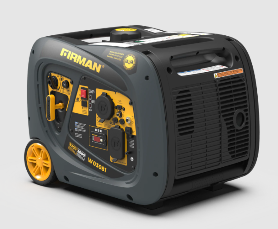 Firman W03081 3000W/3300W Recoil Start Gas Inverter Generator Manufacturer RFB