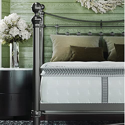 Classic Brands Decker Memory Foam and Innerspring Hybrid 10-Inch Mattress | Bed-in-a-Box Queen