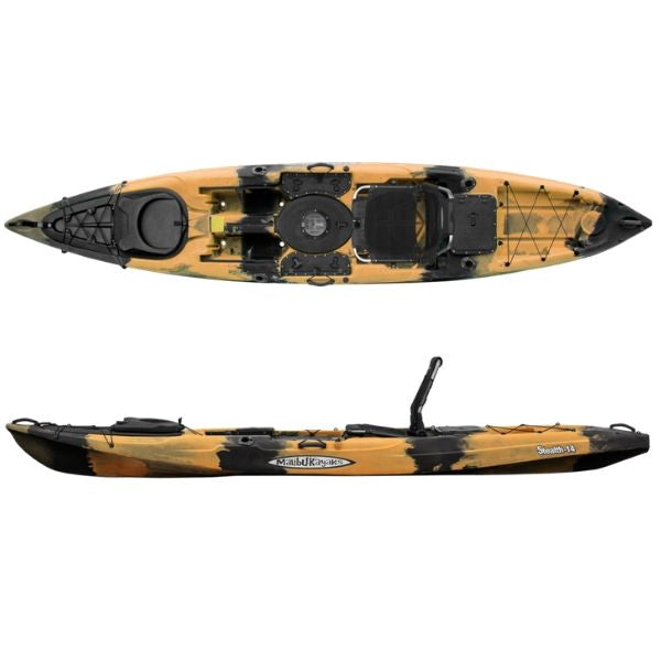 Malibu Stealth Fishing Kayak Package
