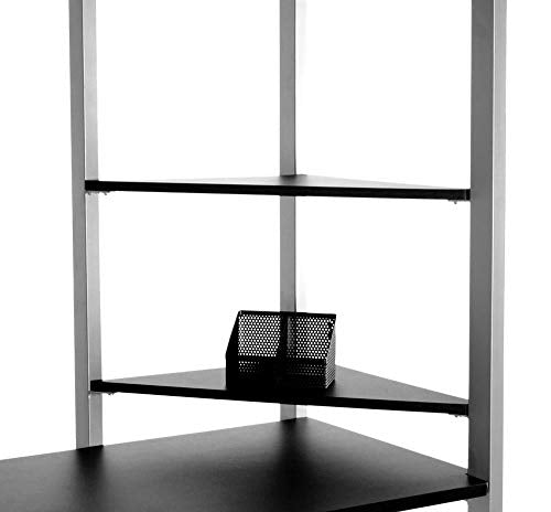 DHP Adobe Loft Bed, Silver, Full