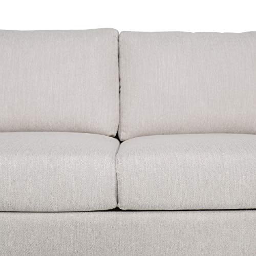 Christopher Knight Home Dupont 3 Seater Sofa, Beige + Espresso