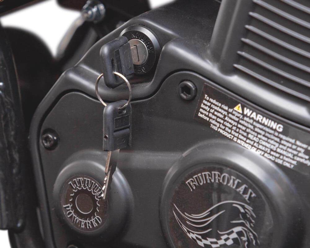 Burromax TT350R 24V 350W Kids Off Road Electric Ride On Mini Pocket Dirt Bike Black New