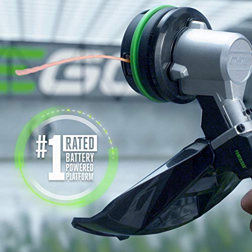 EGO Power+ ST1521S 15-Inch String Trimmer with POWERLOAD and Carbon Fiber Split Shaft 2.5Ah Battery and Charger Included & BA1400 56-Volt 2.5Ah Lithium-Ion Battery