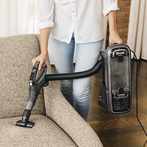 Shark APEX AZ1002 DuoClean with Self-Cleaning Brushroll Lift-Away Upright Vacuum, Crevice and Upholstery Tools, Pet Power Brush.88 Dry Quarts, Black