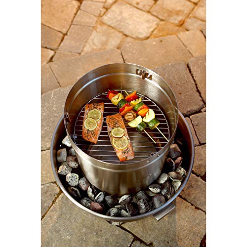Orion Cooker Outdoor Convection Cooker Stainless Steel Barbecue Smoker Turkey Fryer