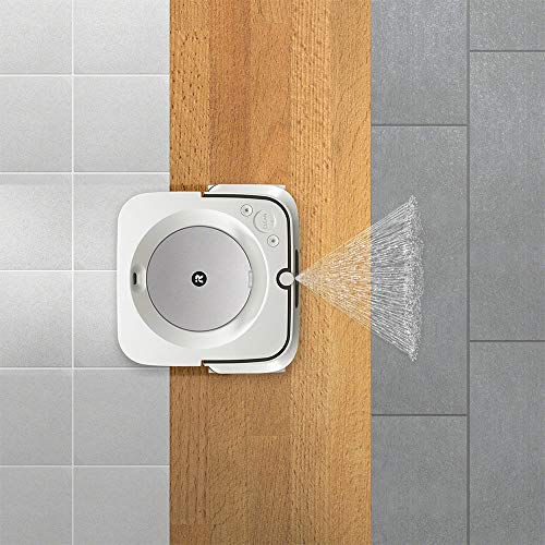 iRobot Braava Jet M6 (6110) Ultimate Robot Mop- Wi-Fi Connected, Precision Jet Spray, Smart Mapping, Works with Alexa, Ideal for Multiple Rooms, Recharges and Resumes