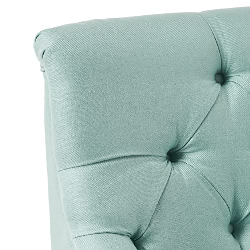 Christopher Knight Home Nicole Fabric Settee, Light Blue