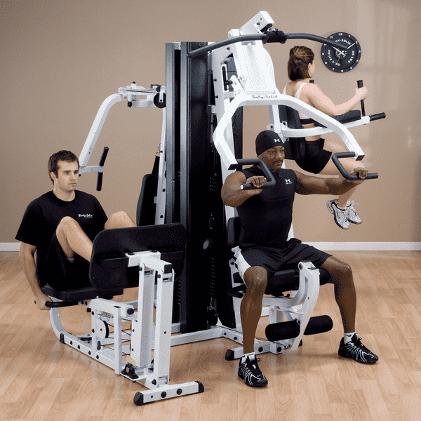 Body Solid EXM3000LPS 2 Stack Home Multi-Station Gym New