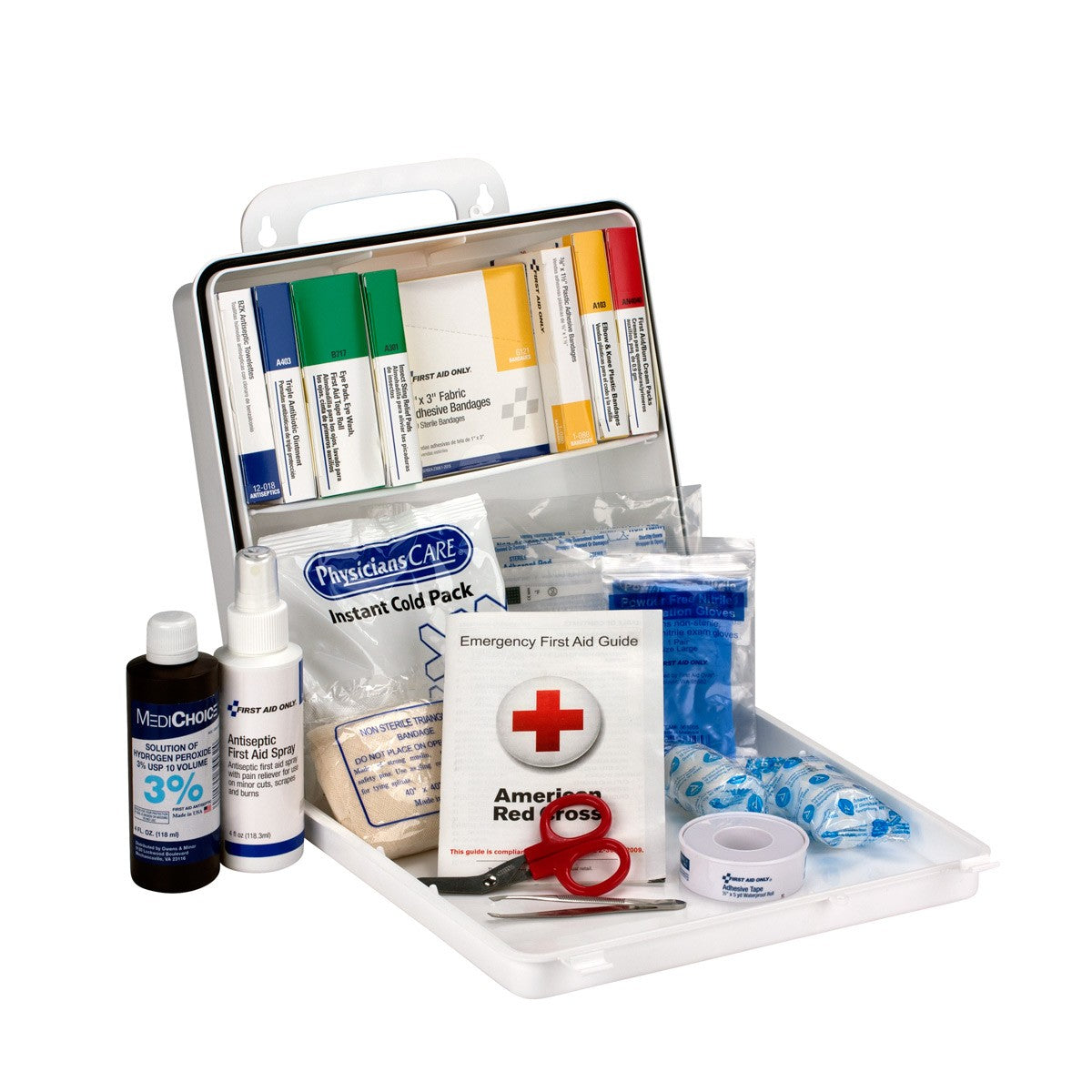 First Aid Only Pediatric 25 Person First Aid Kit, Plastic Case (12 per order)