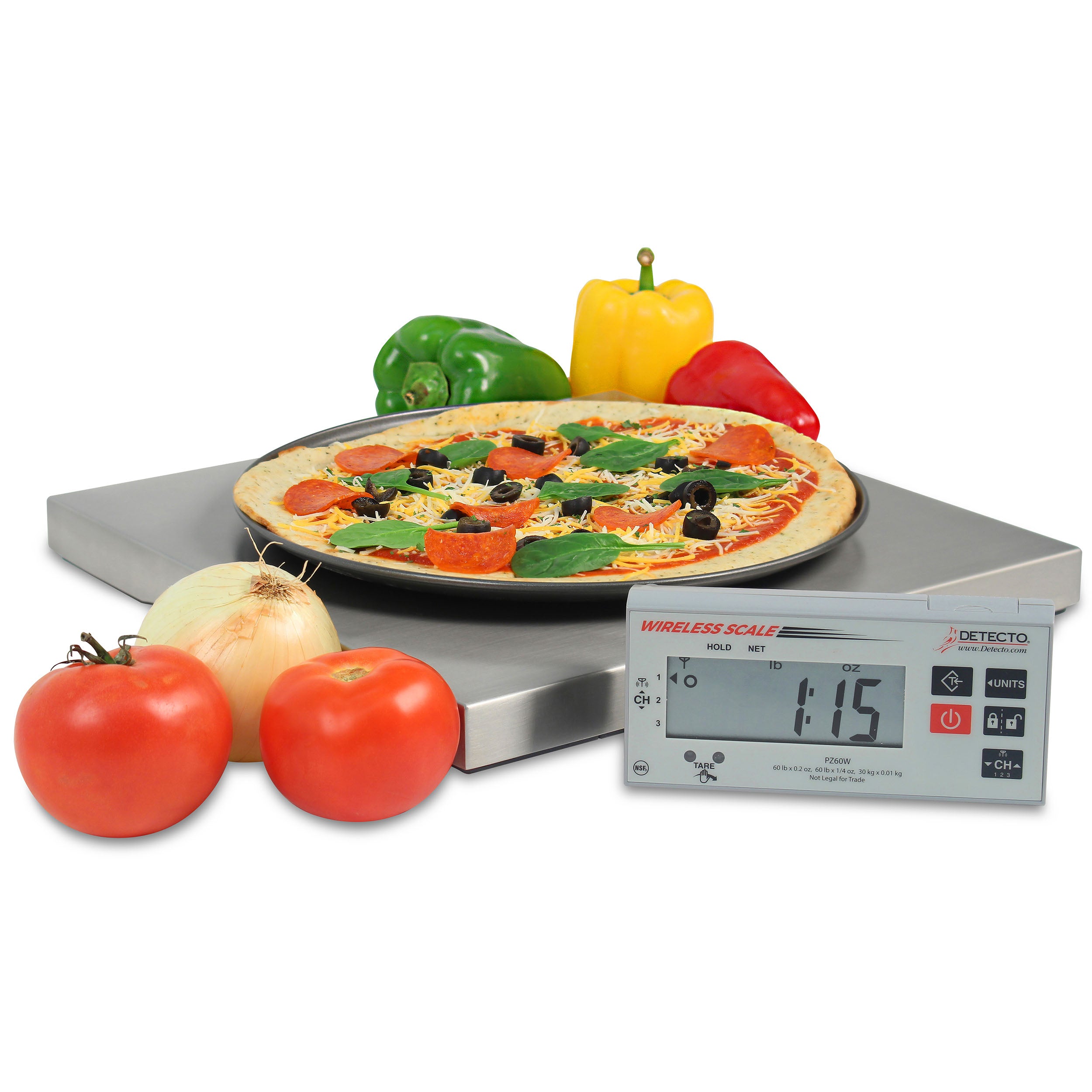 Detecto PZ Series Wireless Digital Ingredient Scale