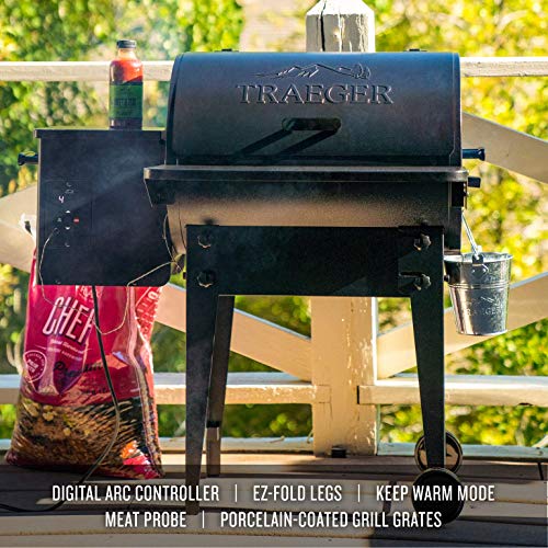 Traeger Pellet Grills TFB30KLF Tailgater 20 Grill, Black