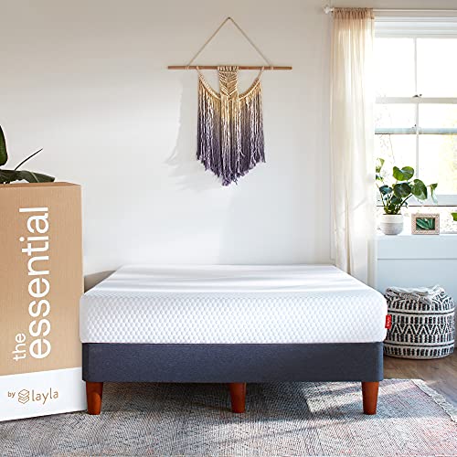 The Essential Mattress by Layla | 9 in | CertiPUR-US Certified Memory Foam | Get Improved Airflow with a Luxurious Feel | Fits All Sleeper Types | 10 Year Limited Warranty (Queen)