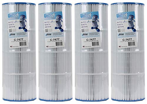 Unicel C-7477 Swimming Pool 75 Sq. Ft. Replacement Filter Cartridge (4 Pack) - Replacement for Hayward C-3000, C 3020, C-3025, CX580RE and CX570RE