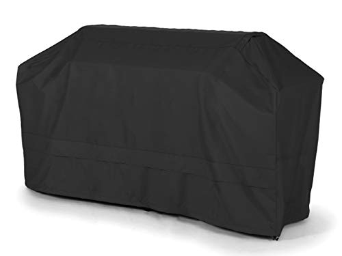 Covermates Island Grill Cover - Heavy-Duty Polyester, Weather Resistant, Mesh Vent, Grill and Heating-Ripstop Black