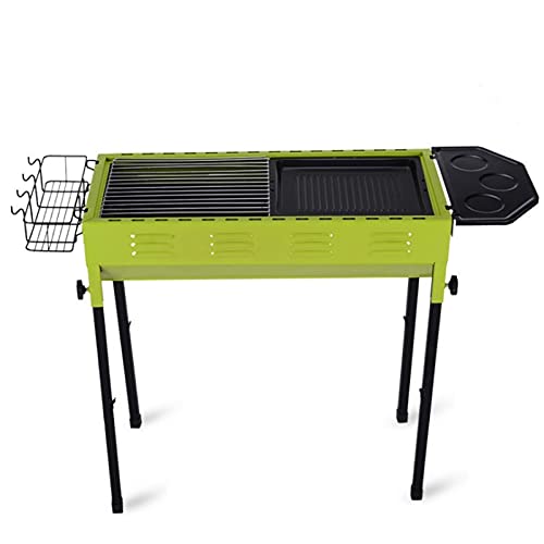 QIAOLI BBQ Stove Charcoal Grill Stainless Steel BBQ for Outdoor Picnic Camping Patio Backyard Cooking Outdoor Portable Barbecue Grill