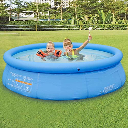 Extra Large 850L Inflatable Pool,PVC Family Swimming Pool Kiddie Pools Above Ground Pool with Pump