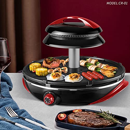 Electric Barbecue Pot, Indoor Smokeless Electric Barbecue Grill, Lifting Barbecue Machine, Large-capacity Commercial Electric Grill Pan, Multi-function Skewers