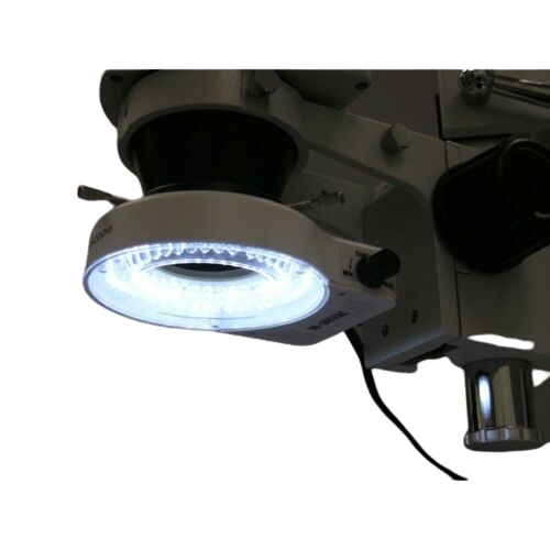 Amscope SM-4B-80S 7X - 45X Zoom Magnification Circuit Inspection Stereo Microscope with 80 LED Light New