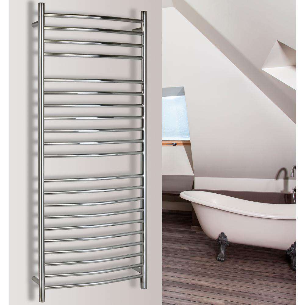 WarmlyYours TWS3-VID21PH Vida Hardwired 21 Bar Towel Warmer in Polished Finish New