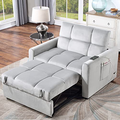 Merax Convertible Line Sleeper Sofa Bed, 50