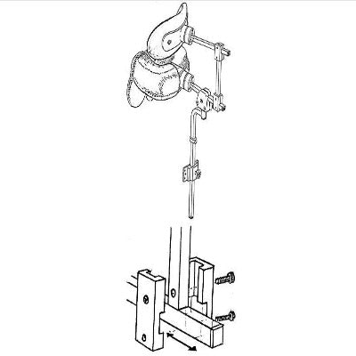 Danmar Products 6818-A Two Step Head Support with Hensinger & Otto Bock Mount (Option A)